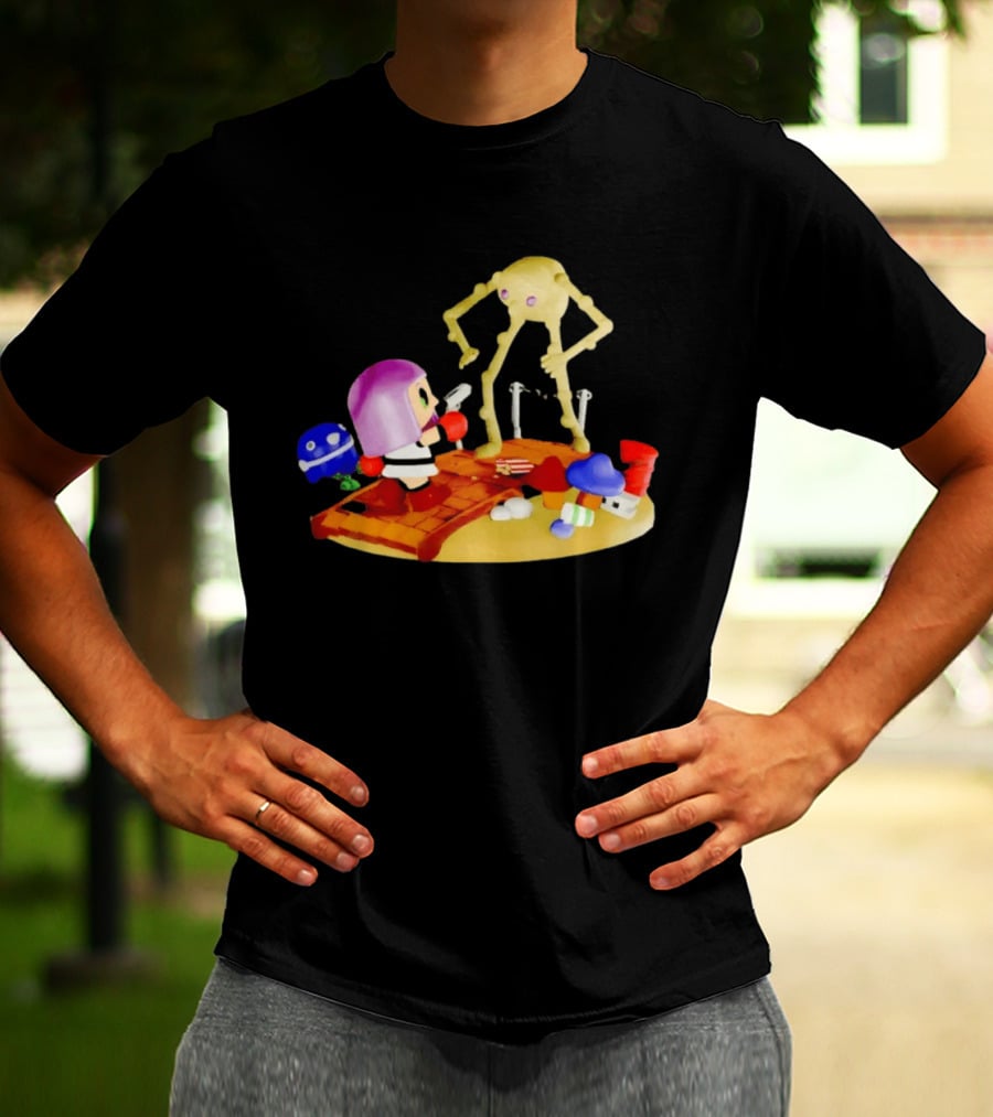 Little Mac Vs Yellow Devil Punch Out Nostalgic Battle Scene T-Shirt