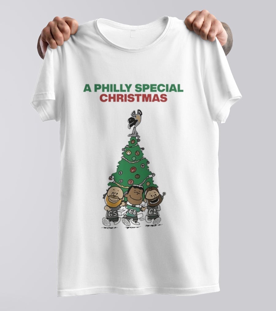 A Philly Special Christmas Philadelphia Eagles Tree T-Shirt
