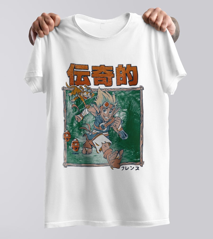 Legendary Adventure Jak And Daxter Jungle Run Orange Eggs T-Shirt