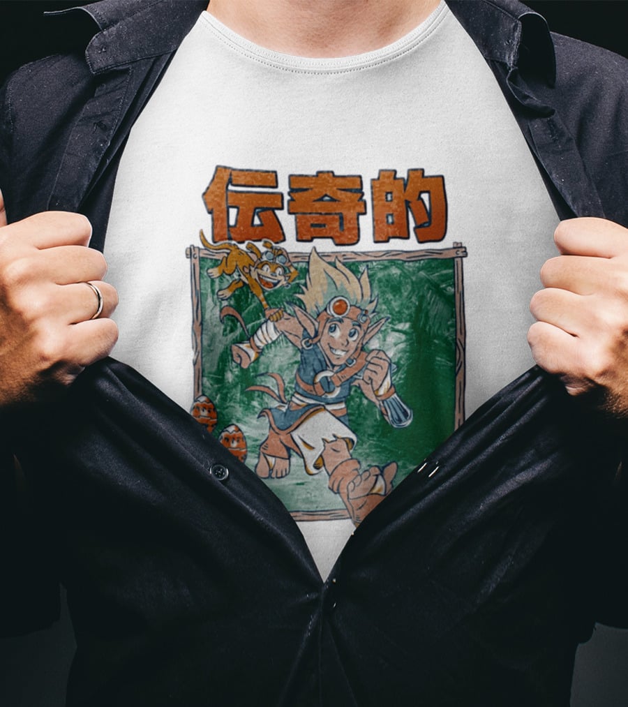 Legendary Adventure Jak And Daxter Jungle Run Orange Eggs T-Shirt