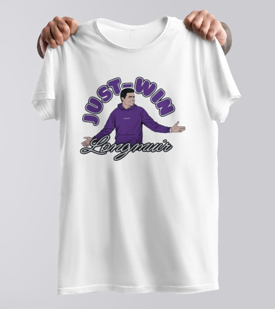 Just Win Justin Longmuir Fremantle Dockers Coach Embrace T-Shirt
