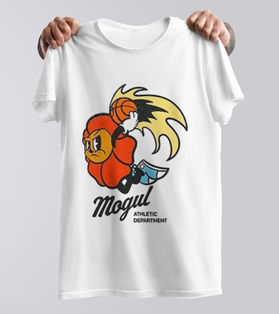 Mogul Athletic Department Dunking Character Basketball T-Shirt
