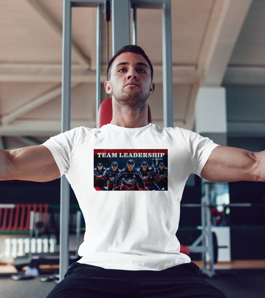 Columbus Blue Jackets NHL 2026 2027 Team Leadership October Alternate Captains T-Shirt
