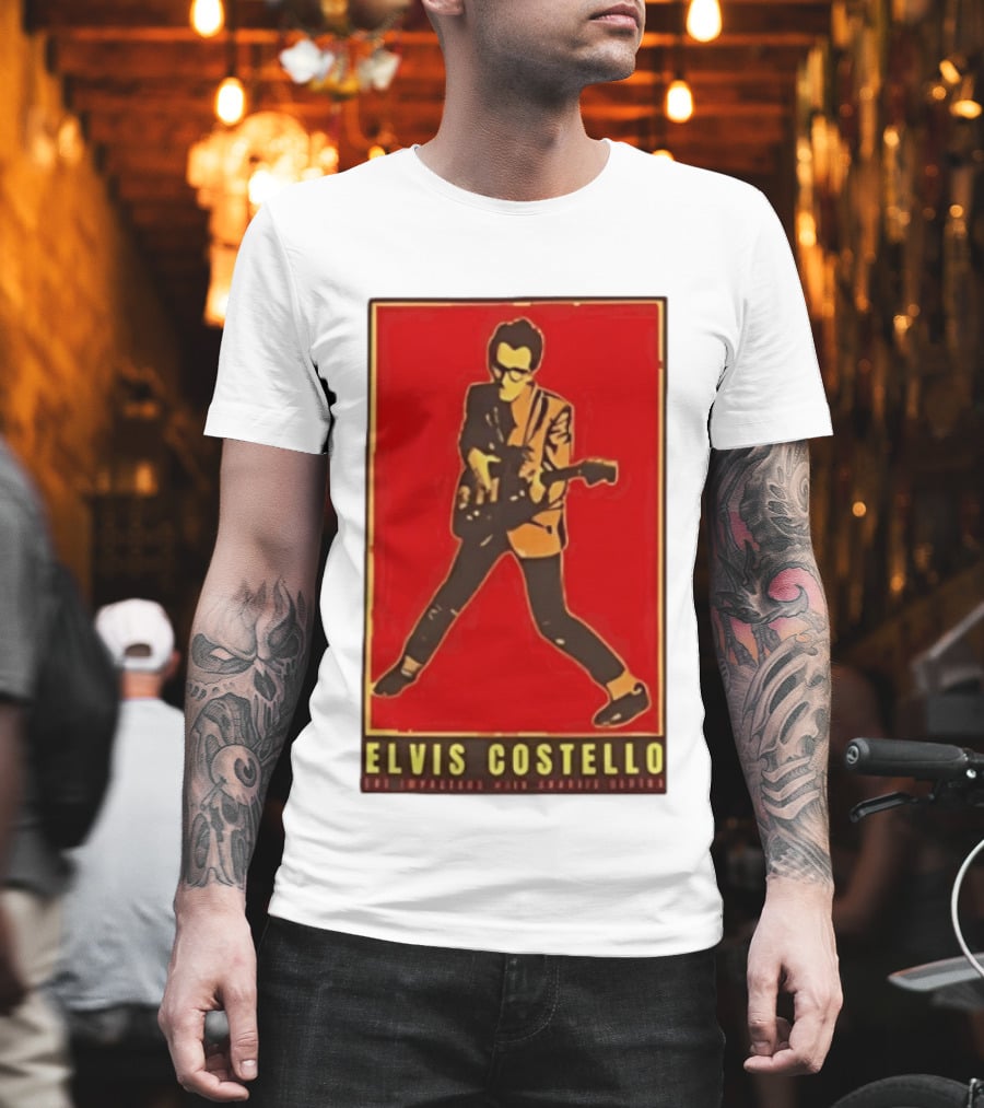 Elvis Costello And The Im S With Charlie Sexton Vintage Music T-Shirt