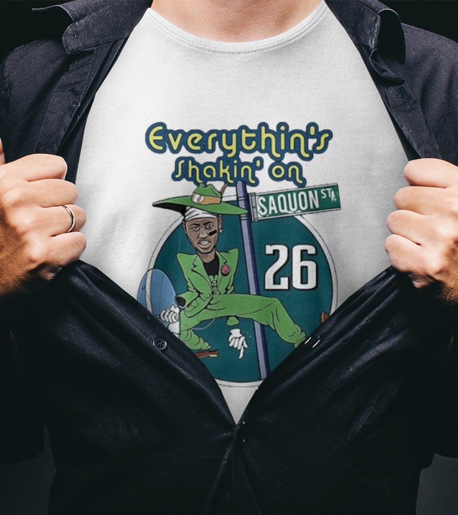 Saquon Barkley Everythin's Shakin' On Saquon St 26 T-Shirt