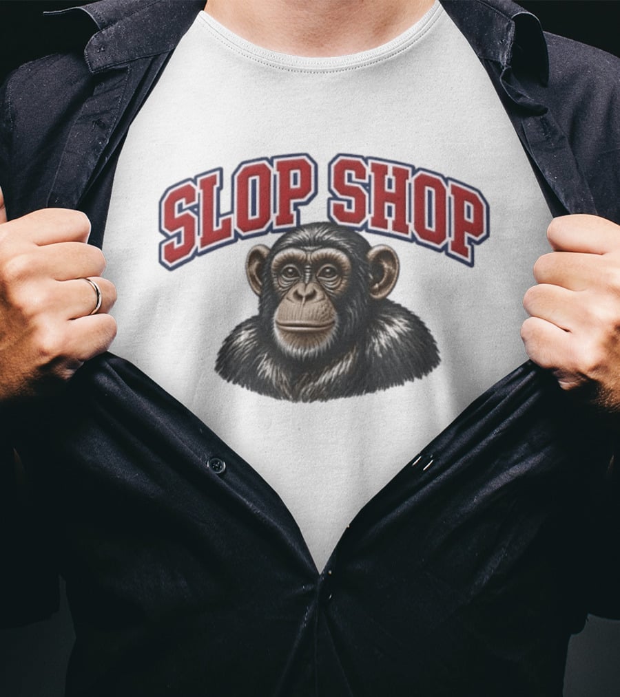 SLOP SHOP Chimpanzee Primate Monkey Animal T-Shirt