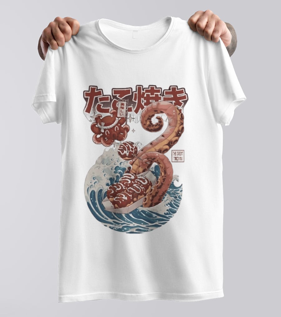 Takoyaki Japanese Street Food Octopus The Great TakoYaki T-Shirt