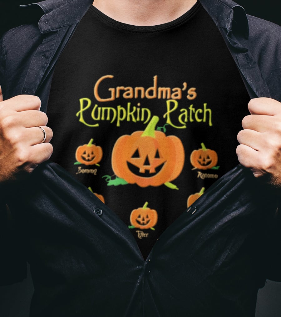 Grandma's Pumpkin Patch Kansas City Chiefs Sammy Katano Madison Johnny Tank Tyler T-Shirt