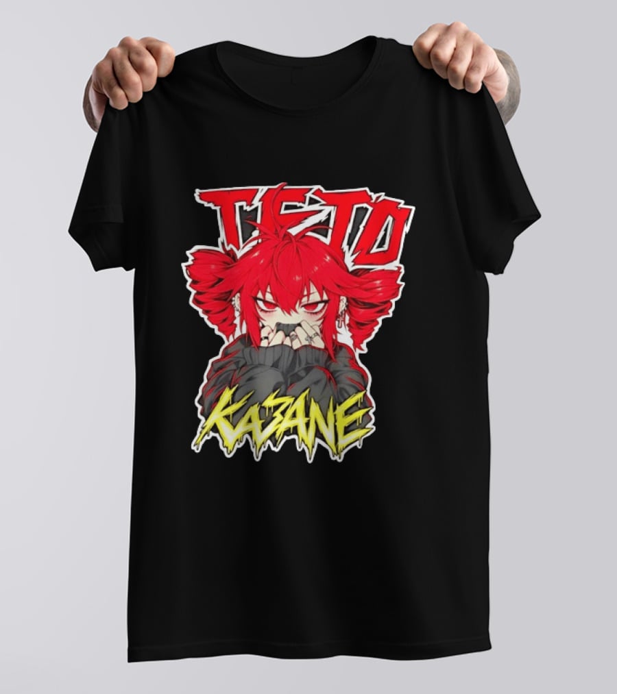 Teto Kasane Vocaloid Anime Manga Character Fan T-Shirt