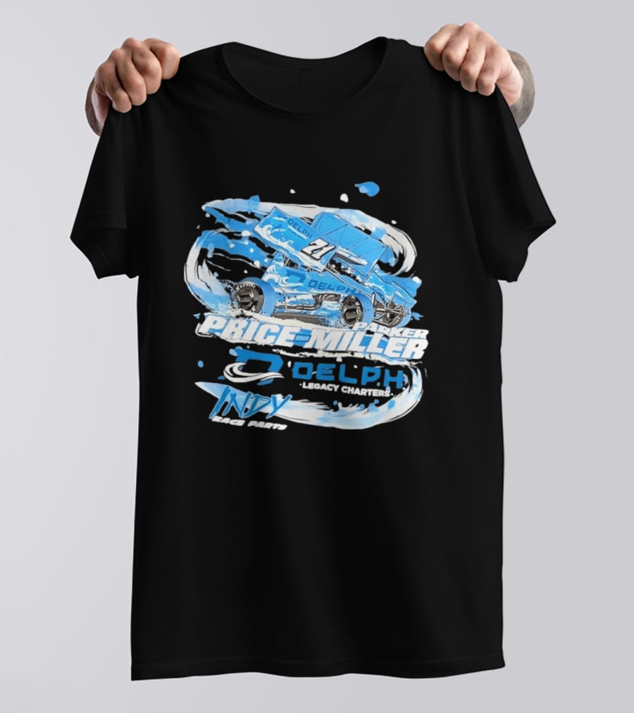 Parker Price Miller Delph Legacy Charters 21 Indy Race Parts Sprint Car T-Shirt