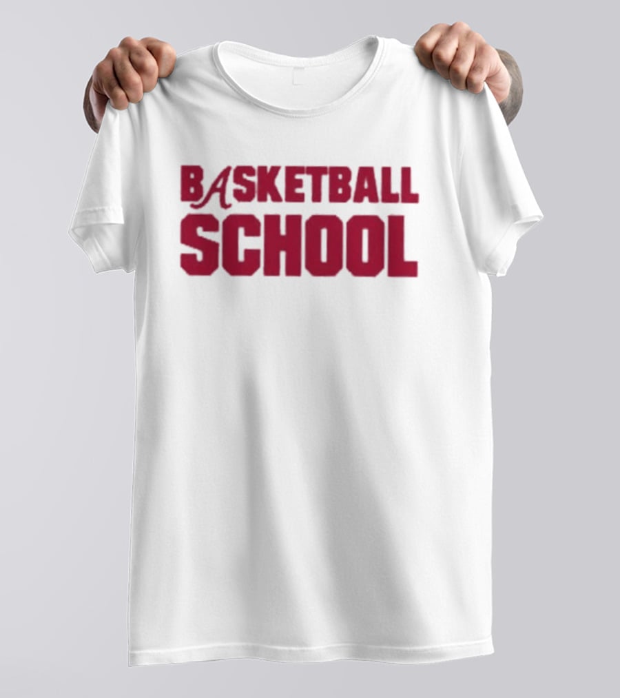 Alabama Crimson Tide Basketball School Basketball School T-Shirt