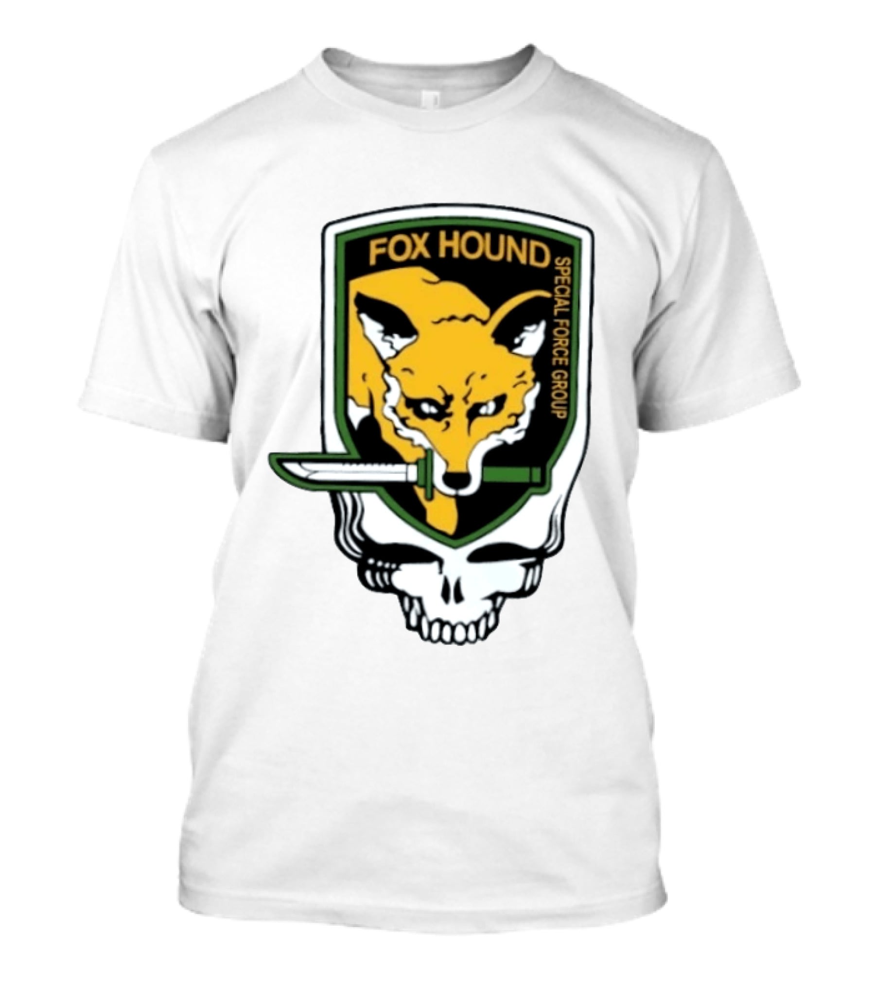 Fox Hound Special Force Group Grateful Dead Steal Your Face Patch T-Shirt
