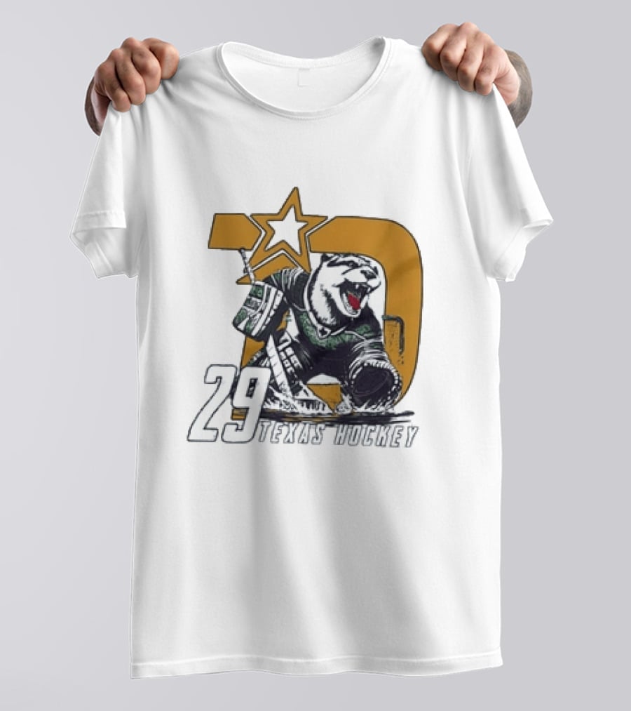 Texas Hockey Otter 29 Dallas Stars T-Shirt