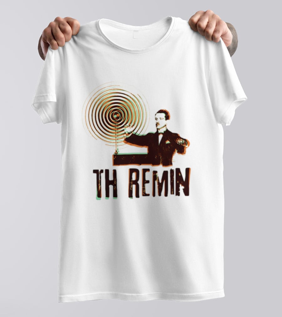 Theremin Electronic Music Leon Theremin Playing Instrument T-Shirt