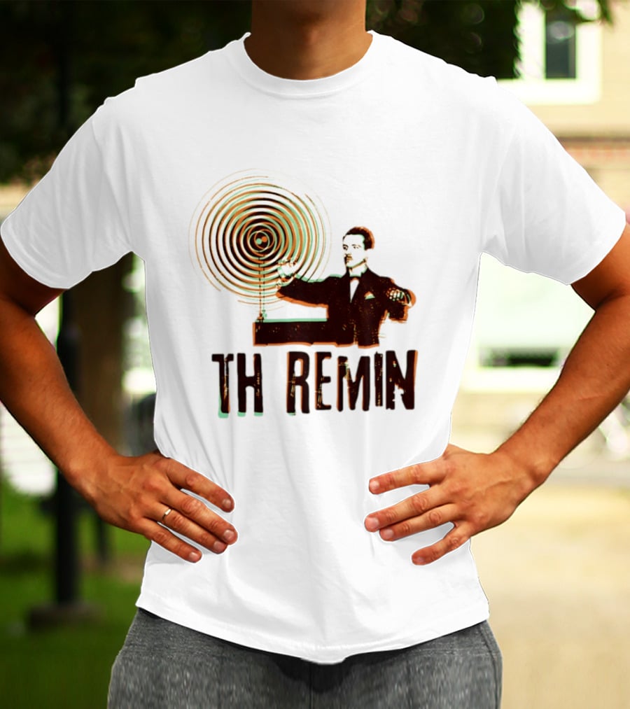 Theremin Electronic Music Leon Theremin Playing Instrument T-Shirt
