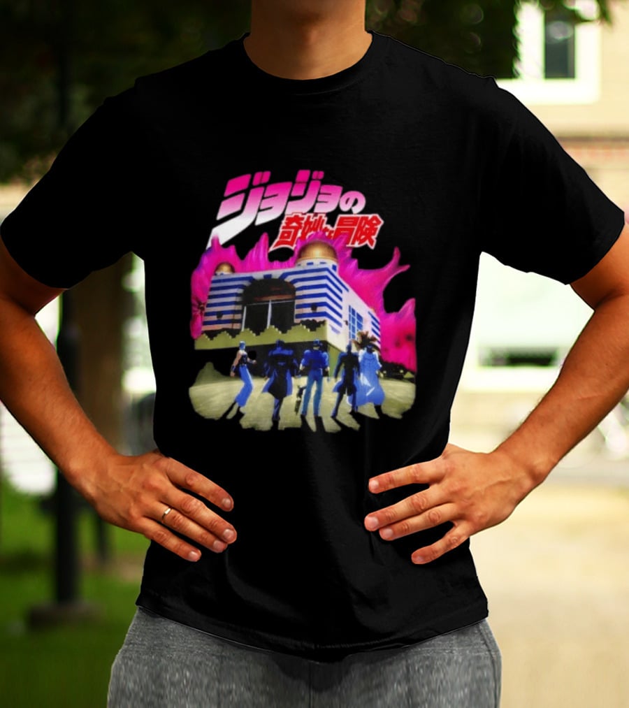 JoJo's Bizarre Adventure Stardust Crusaders Dio's Mansion Kanji T-Shirt