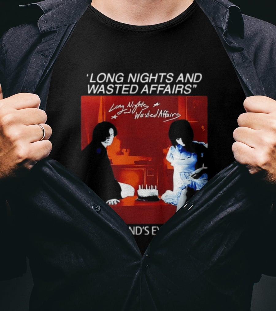 Long Nights And Wasted Affairs Mind's Eye Vintage Party Scene T-Shirt