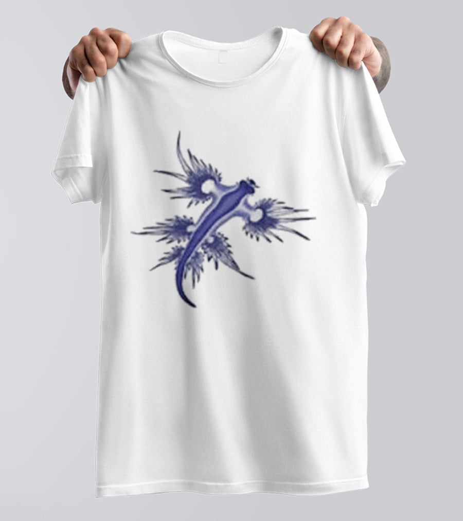 Blue Dragon Sea Slug Glaucus Atlanticus Nature Beauty T-Shirt