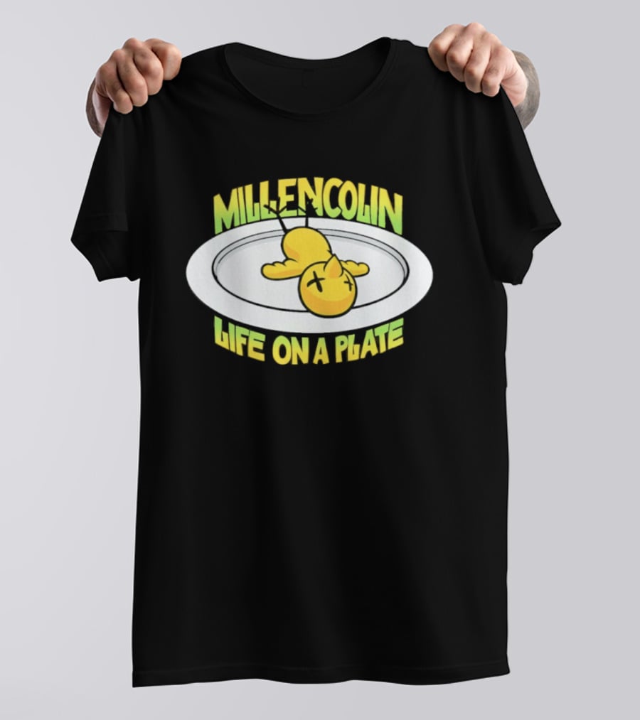 Millencolin Life On A Plate Punk Rock Album Art Yellow Duck T-Shirt