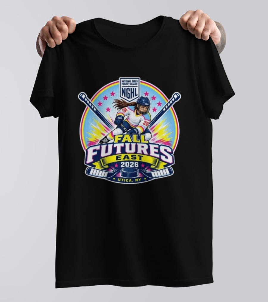 NGHL National Girls Hockey League Fall Classic Futures East 2026 Utica NY T-Shirt