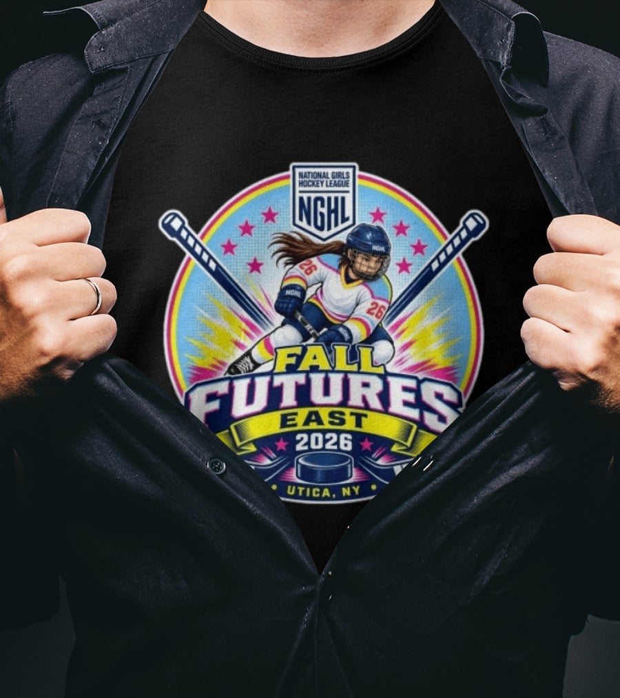 NGHL National Girls Hockey League Fall Classic Futures East 2026 Utica NY T-Shirt