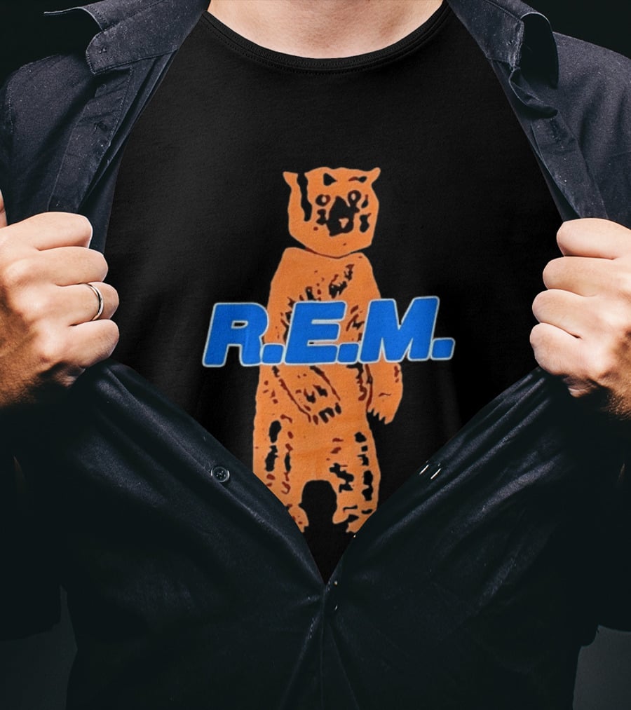 R.E.M. Bear Alternative Rock Band T-Shirt