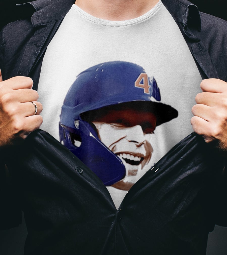 Pete Crow Armstrong Chicago Cubs Big Head Number 40 Baseball T-Shirt