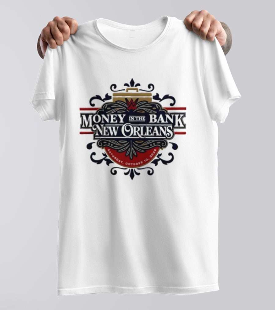 WWE Money In The Bank New Orleans 2026 ProSphere Event T-Shirt