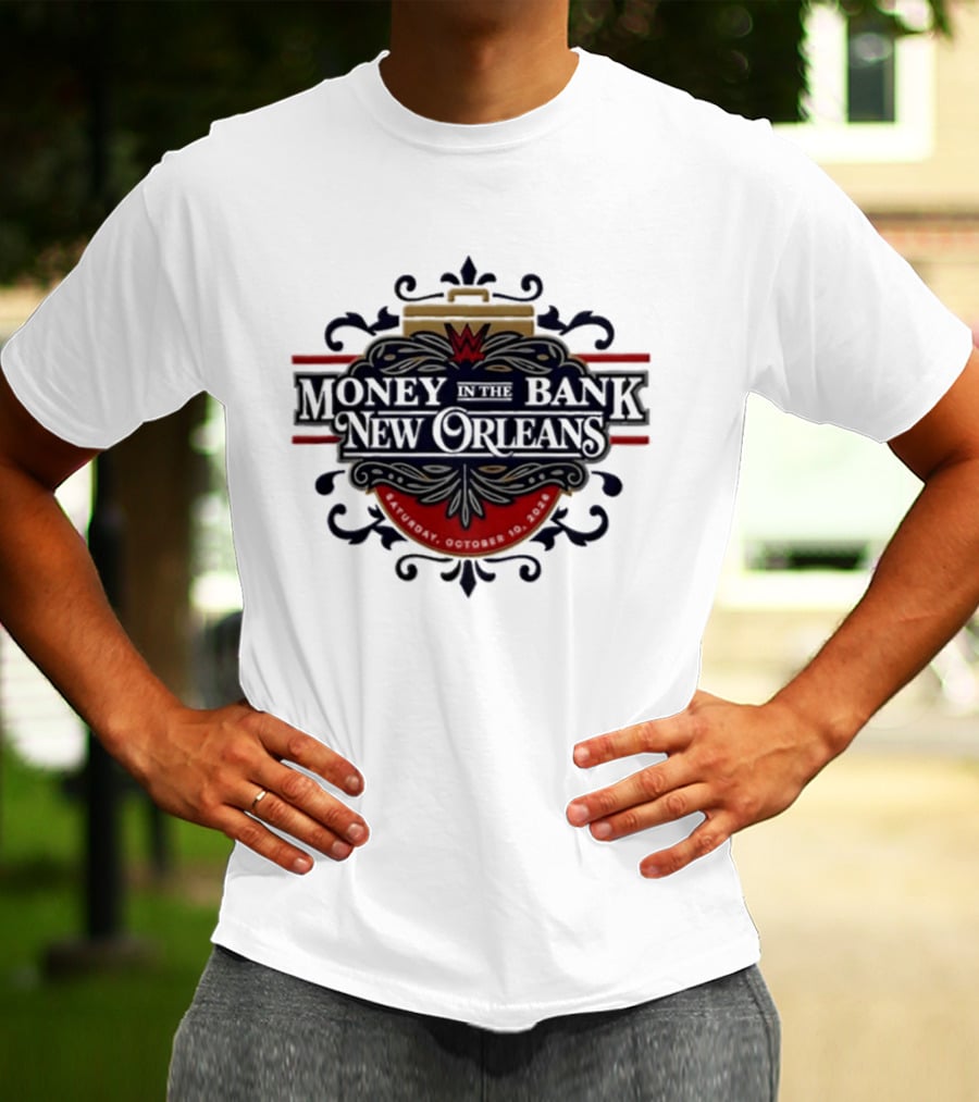 WWE Money In The Bank New Orleans 2026 ProSphere Event T-Shirt