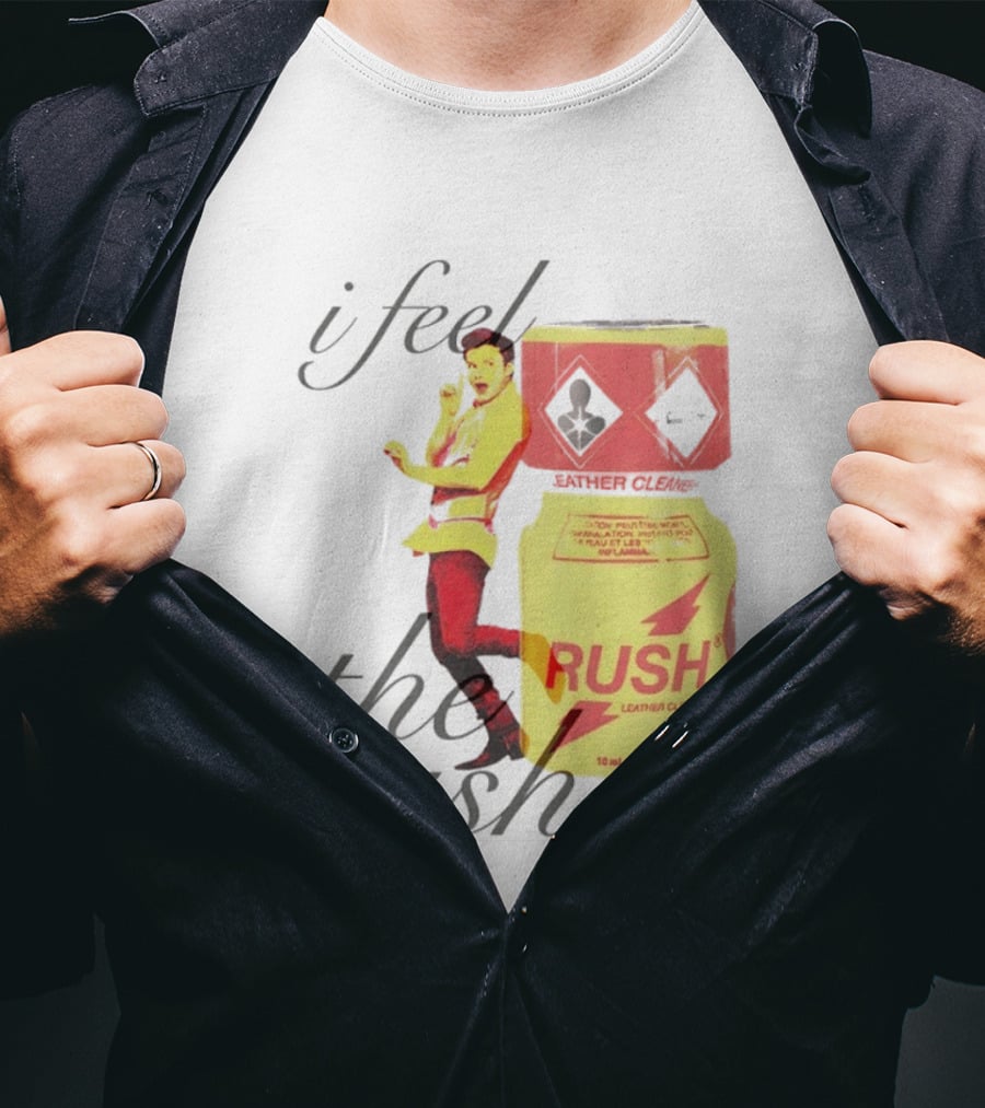 I Feel The Rush Leather Cleaner Chris Colfer T-Shirt