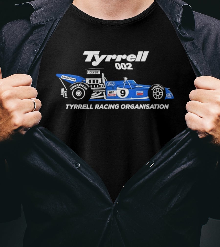 Francois Cevert Tyrrell 002 Ford Racing Tyrrell Racing Organisation T-Shirt