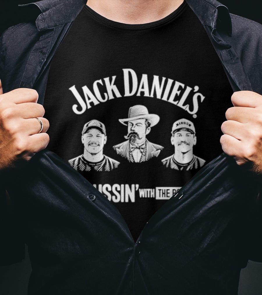 Jack Daniels Bussin With The Boys Will Compton Taylor Lewan T-Shirt