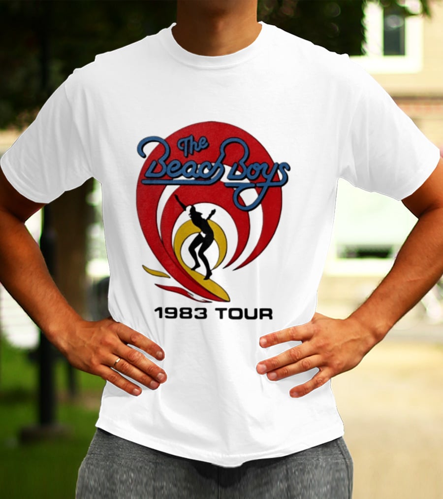 The Beach Boys 1983 Tour Vintage Surf Iconic Music Event T-Shirt