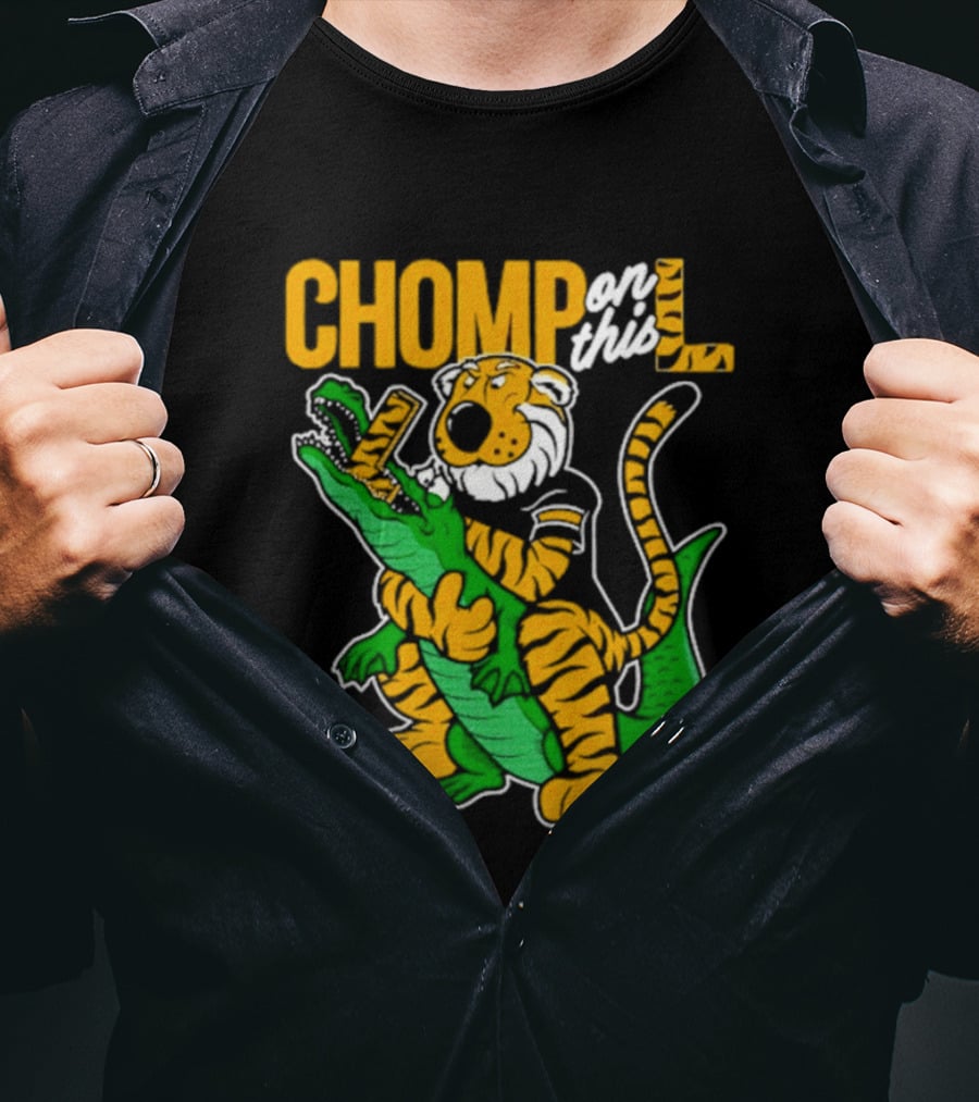 Chomp On This L Mizzou Tigers Beat Gators T-Shirt