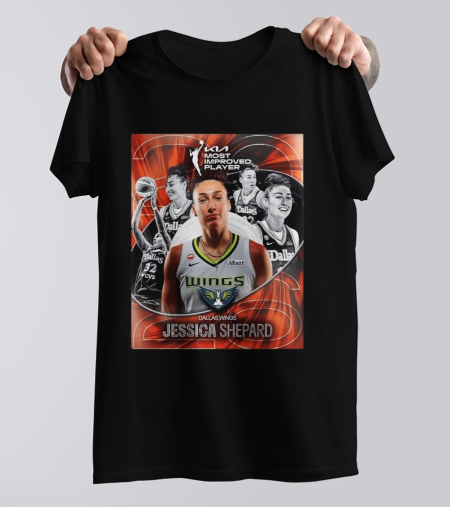 WNBA Most Improved Player 2023 Dallas Wings Jessica Shepard T-Shirt