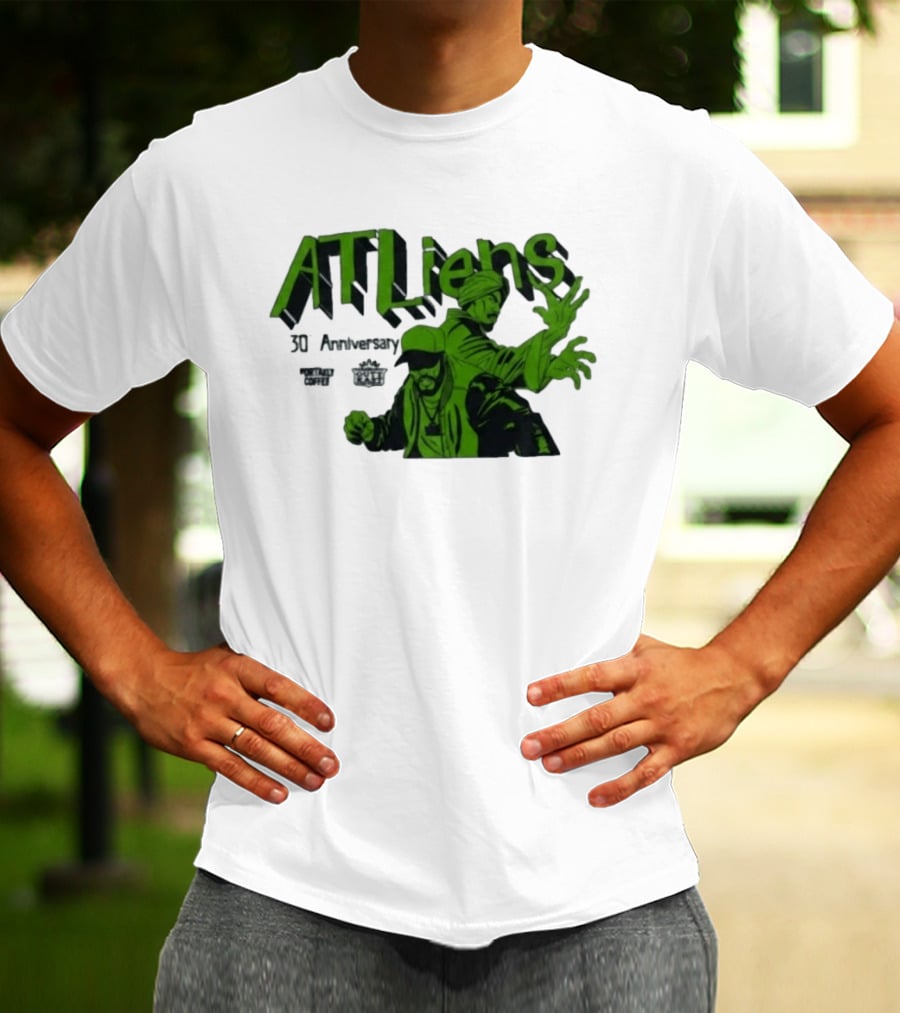 Outkast ATLiens 30th Anniversary Portaely Coffee Hip Hop Legends 90s Rap T-Shirt