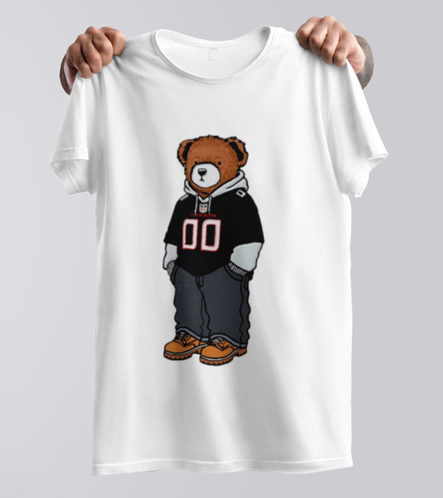 Pickles Bear 00 Jersey Houston Texans 2026 T-Shirt