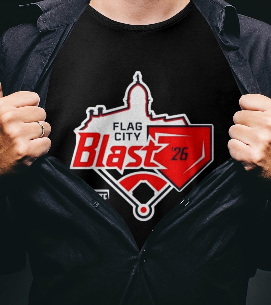 7th Annual Flag City Blast Softball '26 MWTF Event T-Shirt