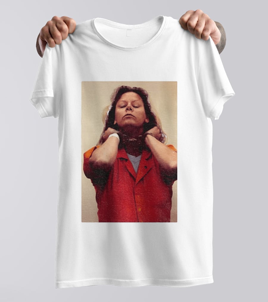 Aileen Wuornos True Crime Iconic Orange Jumpsuit Political T-Shirt