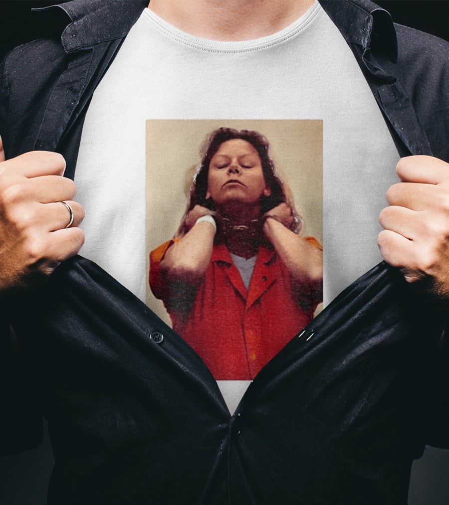 Aileen Wuornos True Crime Iconic Orange Jumpsuit Political T-Shirt