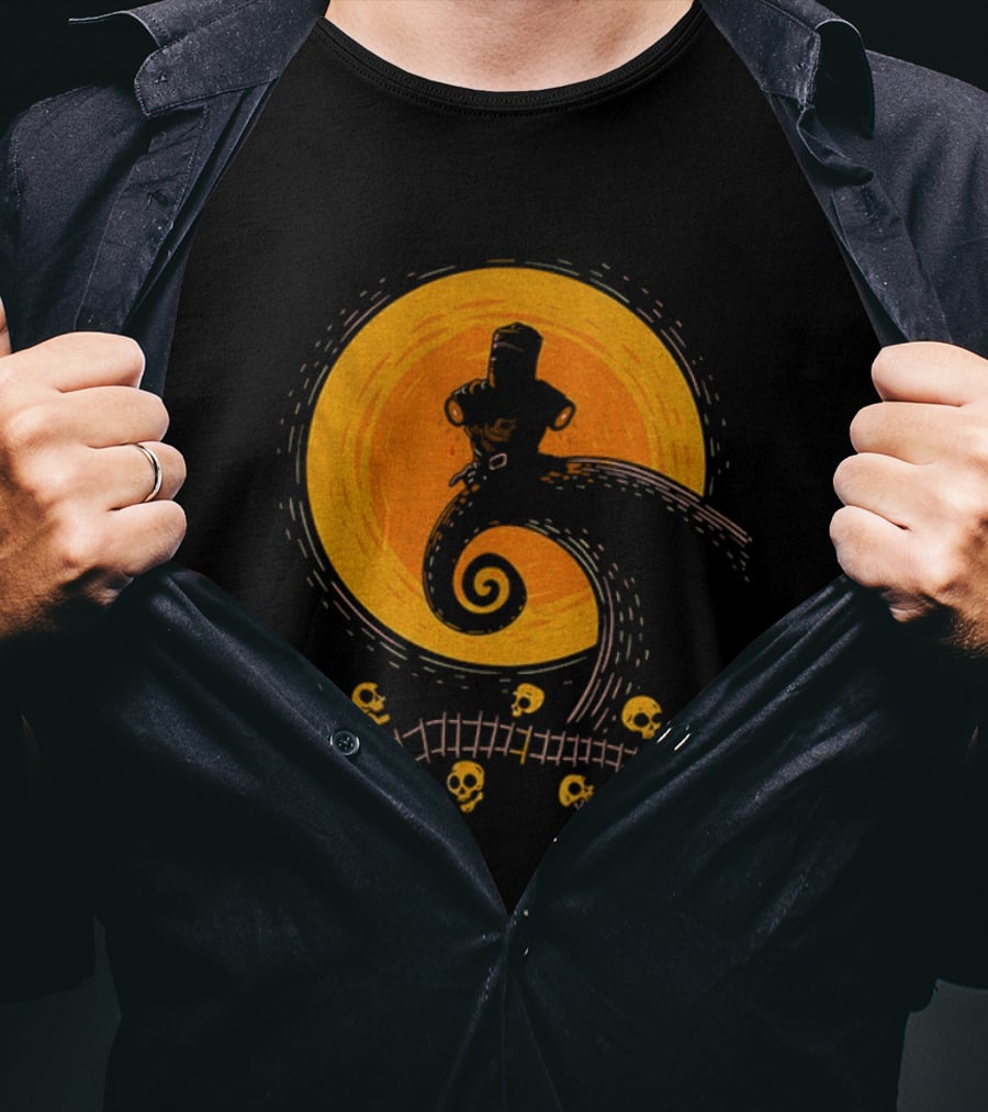 Monty Python And The Holy Grail Meets The Nightmare Before Christmas T-Shirt