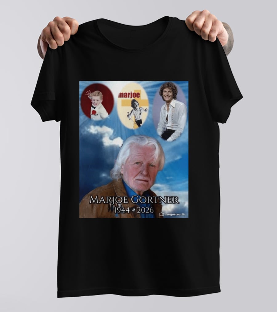 Marjoe Gortner 1944 2026 Forgotten TV Tribute Collage T-Shirt