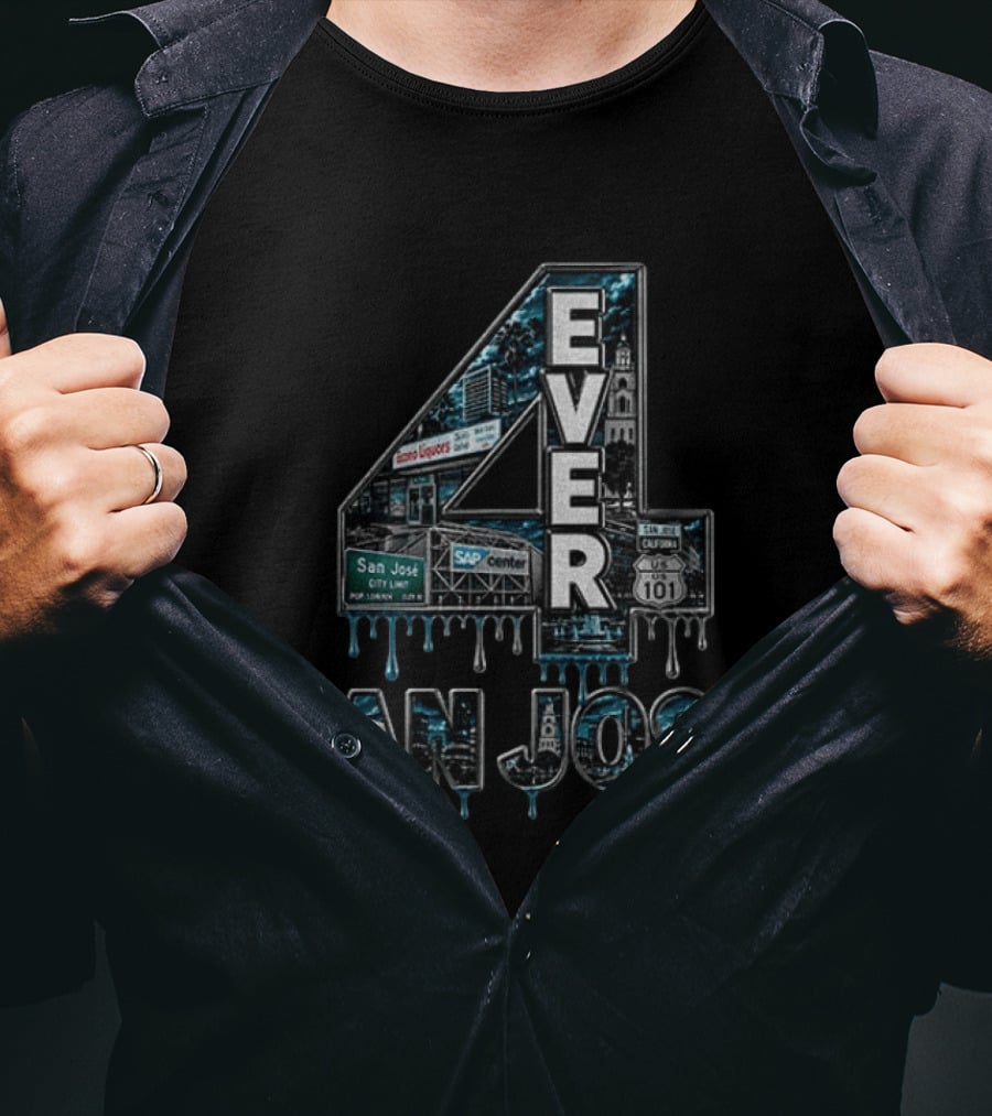 4 Ever San Jose SAP Center US 101 City Limit T-Shirt