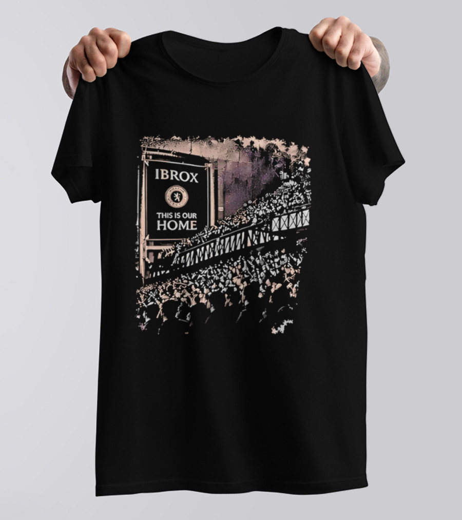 Ibrox Stadium This Is Our Home Rangers FC Crowd Scene T-Shirt