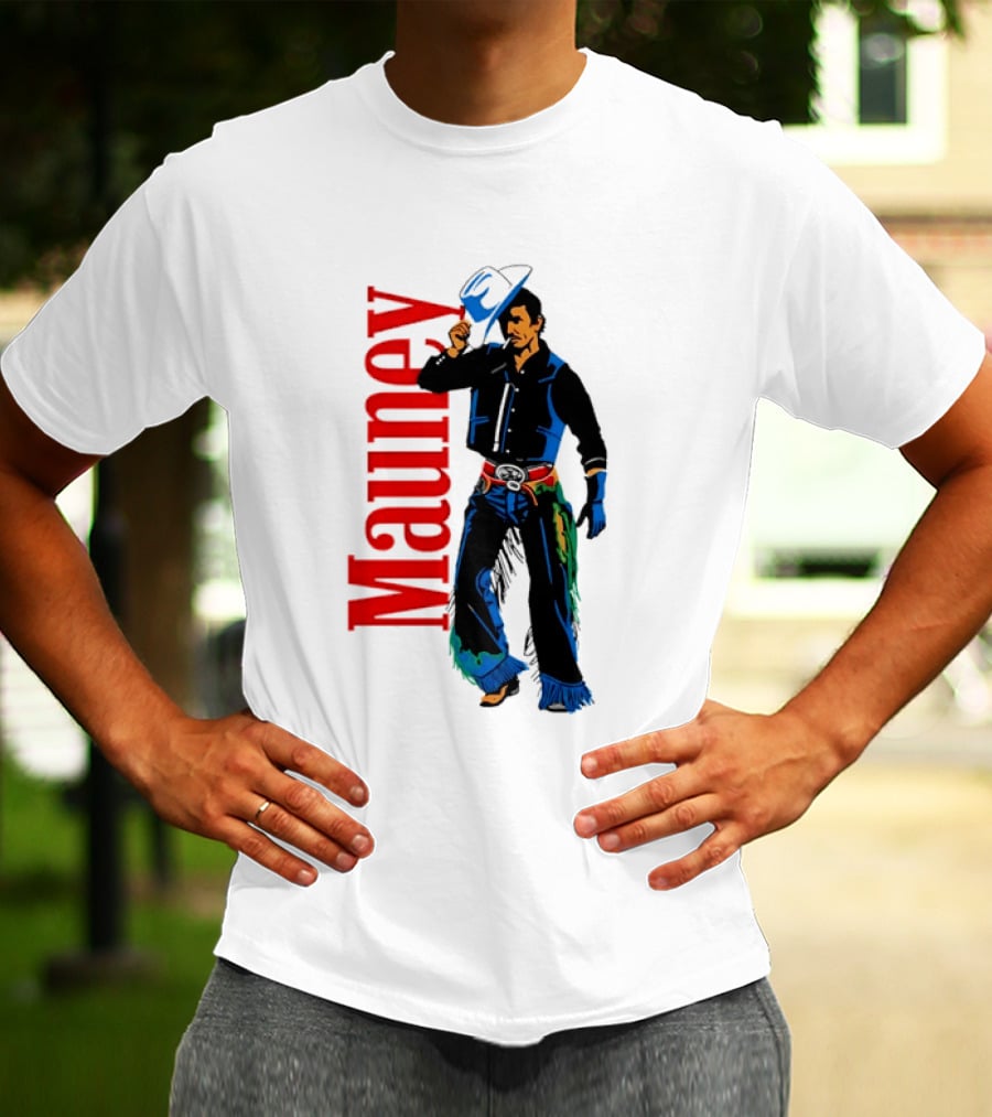 JB Mauney Bull Rider Cowboy Style Western T-Shirt