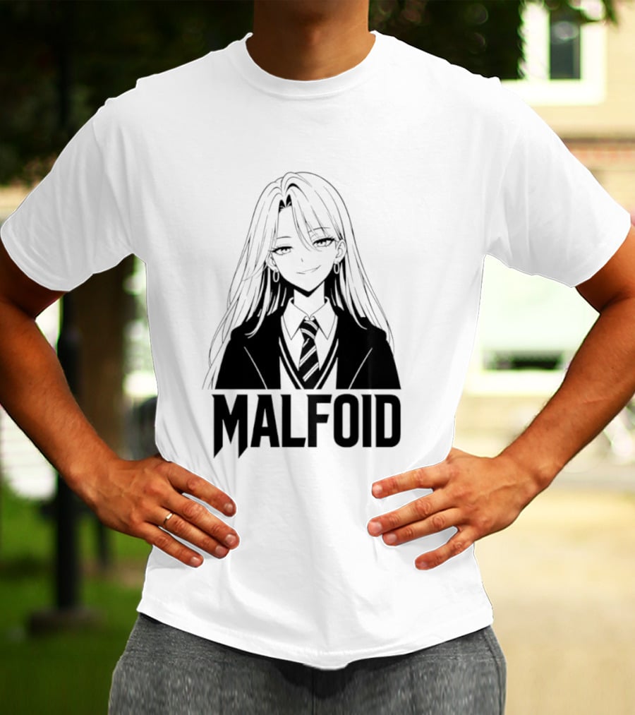 Malfoid Anime Wizard School Manga T-Shirt