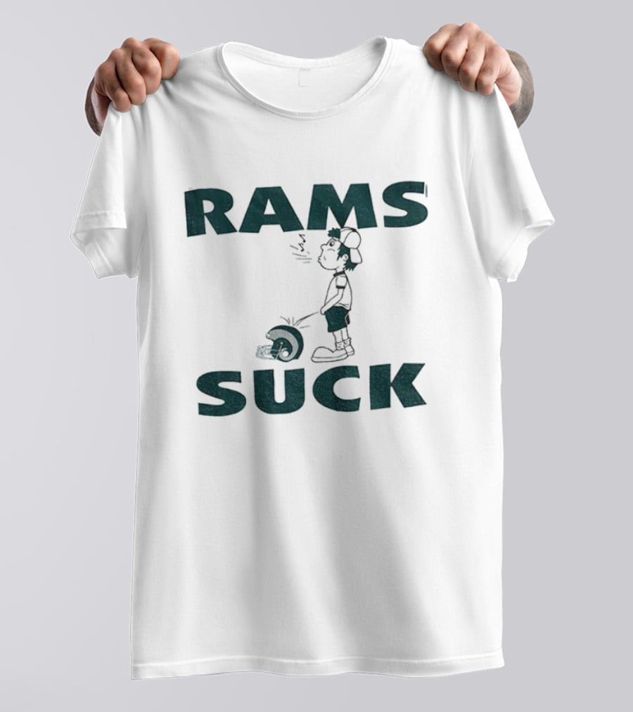 Eagles Beat Rams Peeing On Helmet Rams Suck T-Shirt