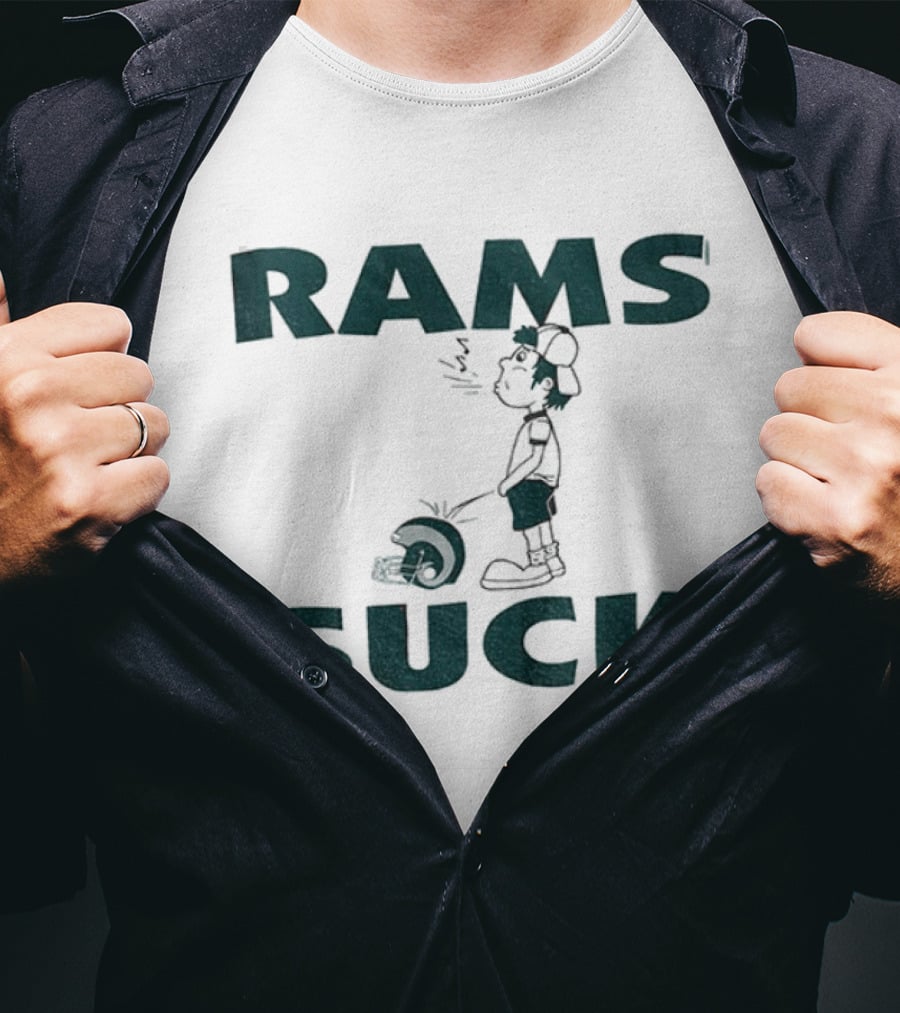 Eagles Beat Rams Peeing On Helmet Rams Suck T-Shirt