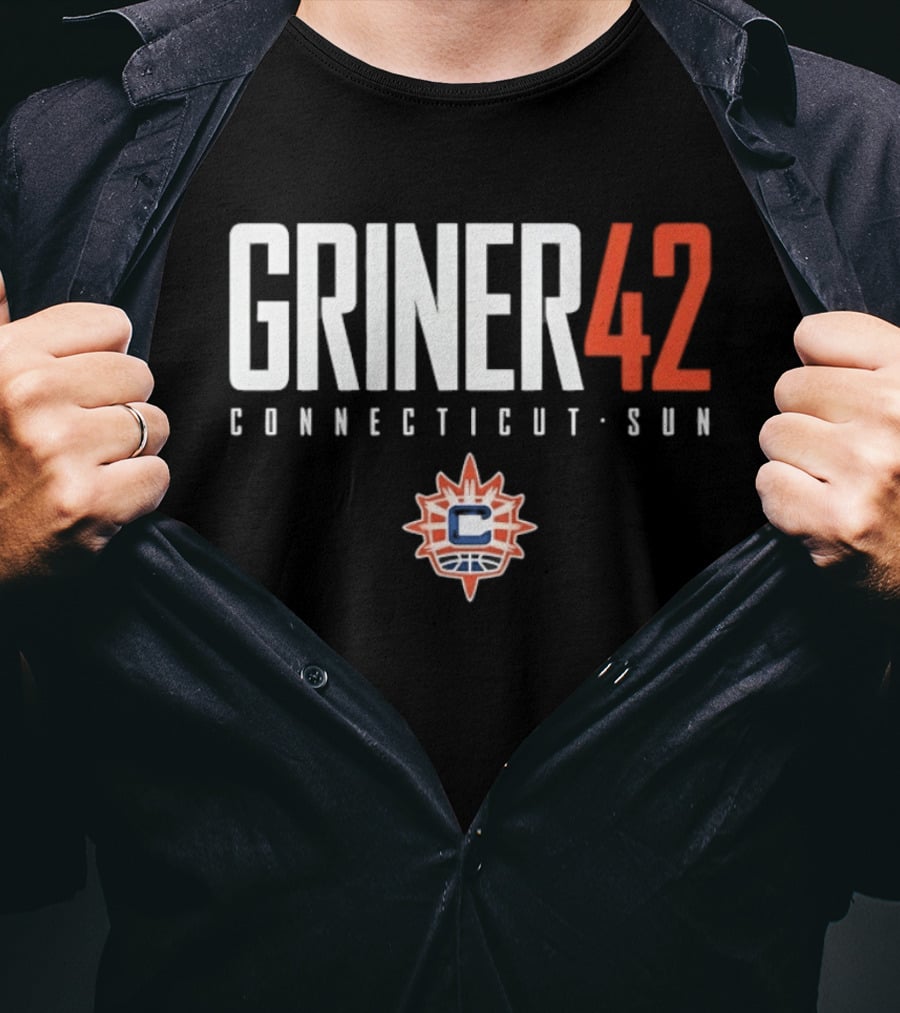 Griner 42 Connecticut Sun WNBA Basketball T-Shirt