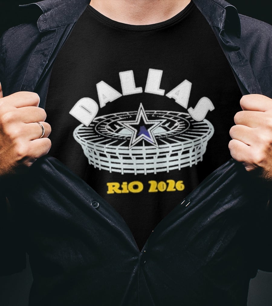 Dallas Cowboys Rio 2026 Stadium Game T-Shirt